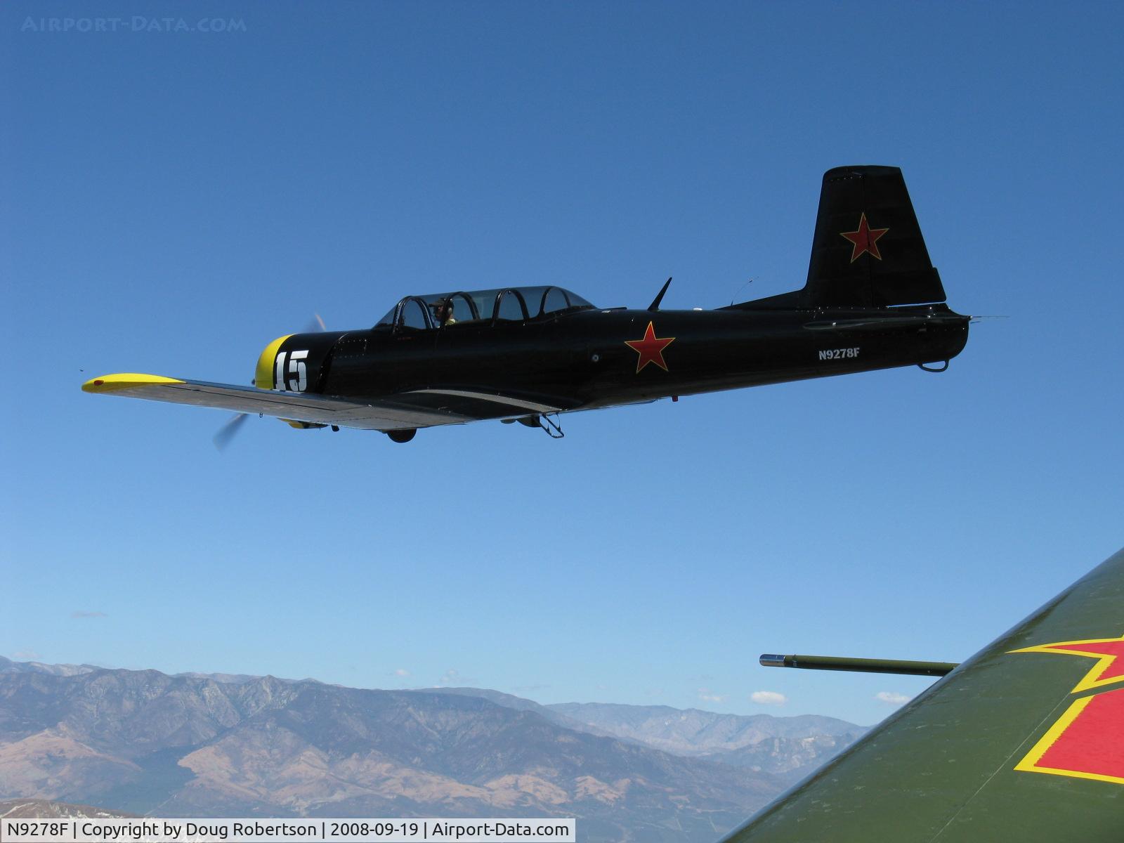 N9278F, 1964 Nanchang CJ-6A C/N 1032018, Formation flight