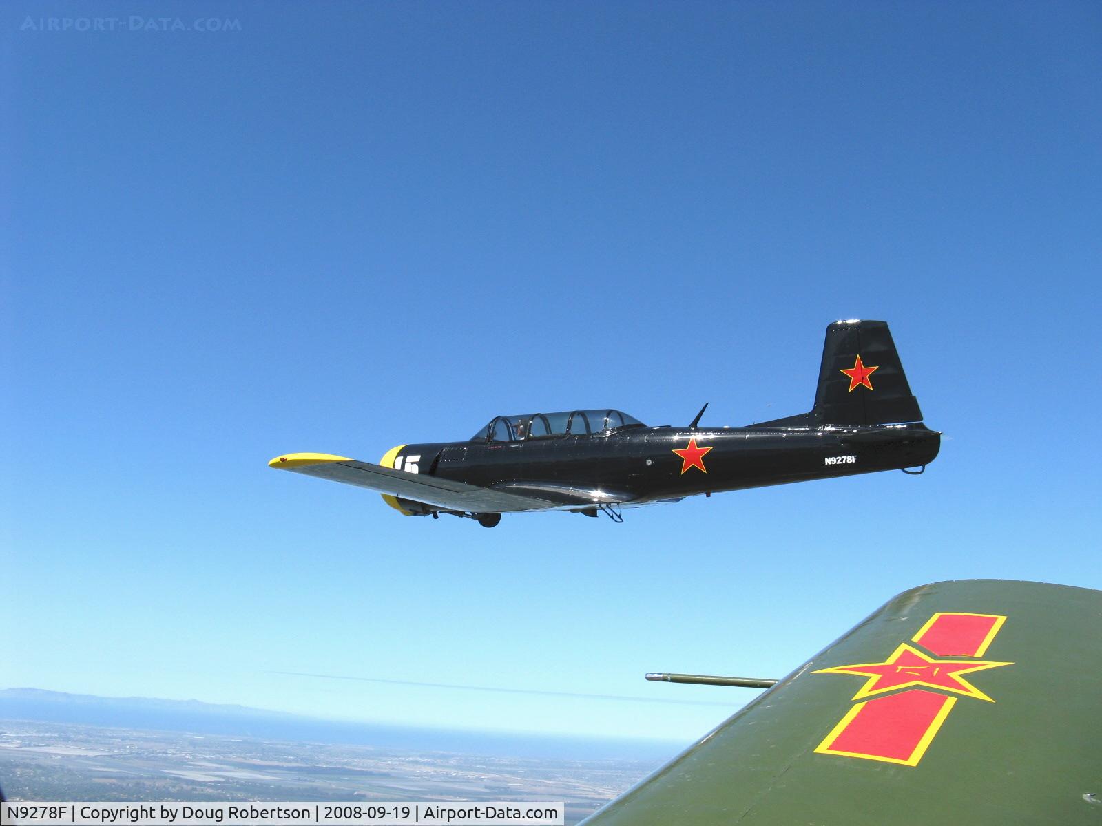 N9278F, 1964 Nanchang CJ-6A C/N 1032018, Formation flight 