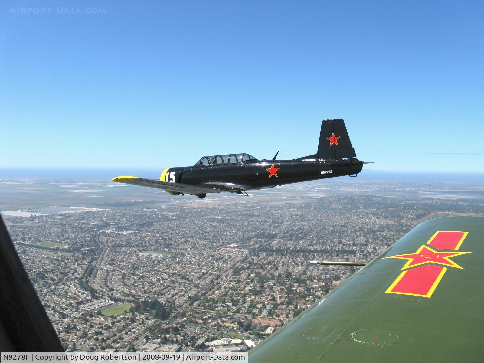 N9278F, 1964 Nanchang CJ-6A C/N 1032018, Formation flight 