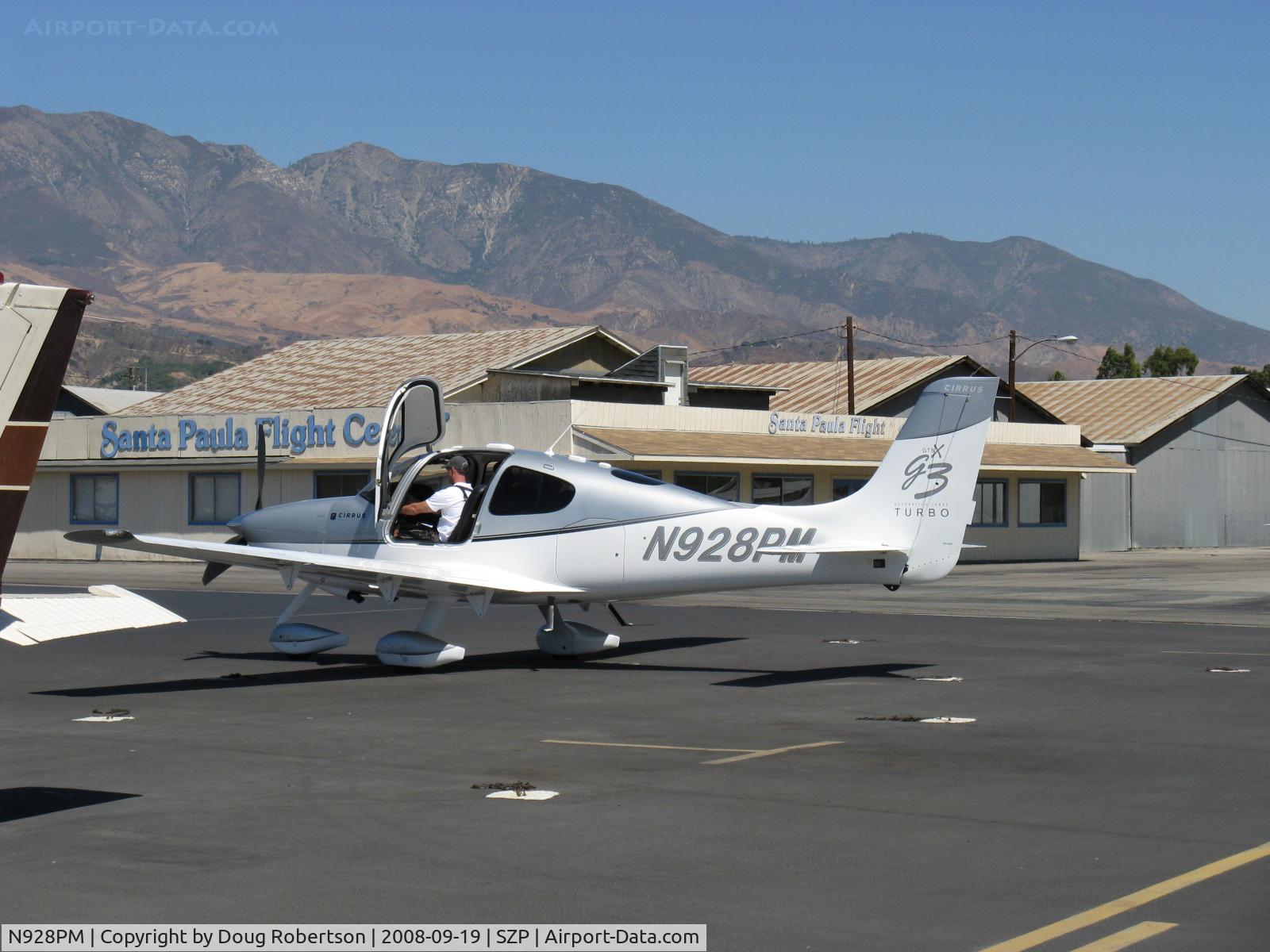 N928PM, 2007 Cirrus SR22 G3 GTSX Turbo C/N 2712, 2007 Cirrus SR22 GTS G3 Turbo, Continental IO-550-N 310 Hp