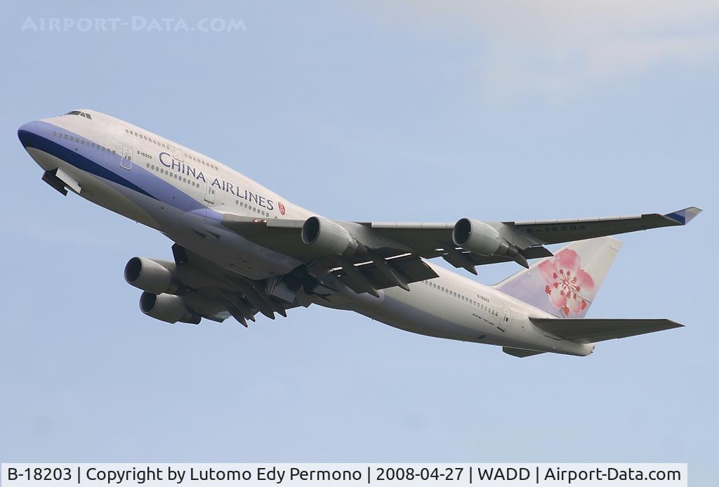 B-18203, Boeing 747-409 C/N 28711, China Airlines