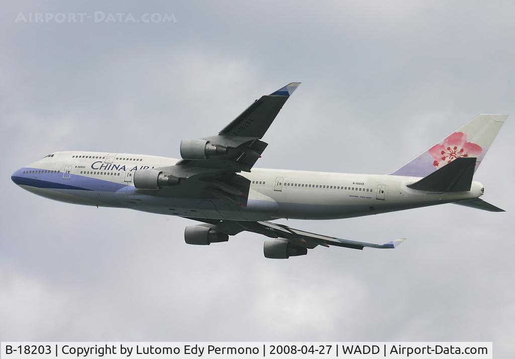B-18203, Boeing 747-409 C/N 28711, China Airlines
