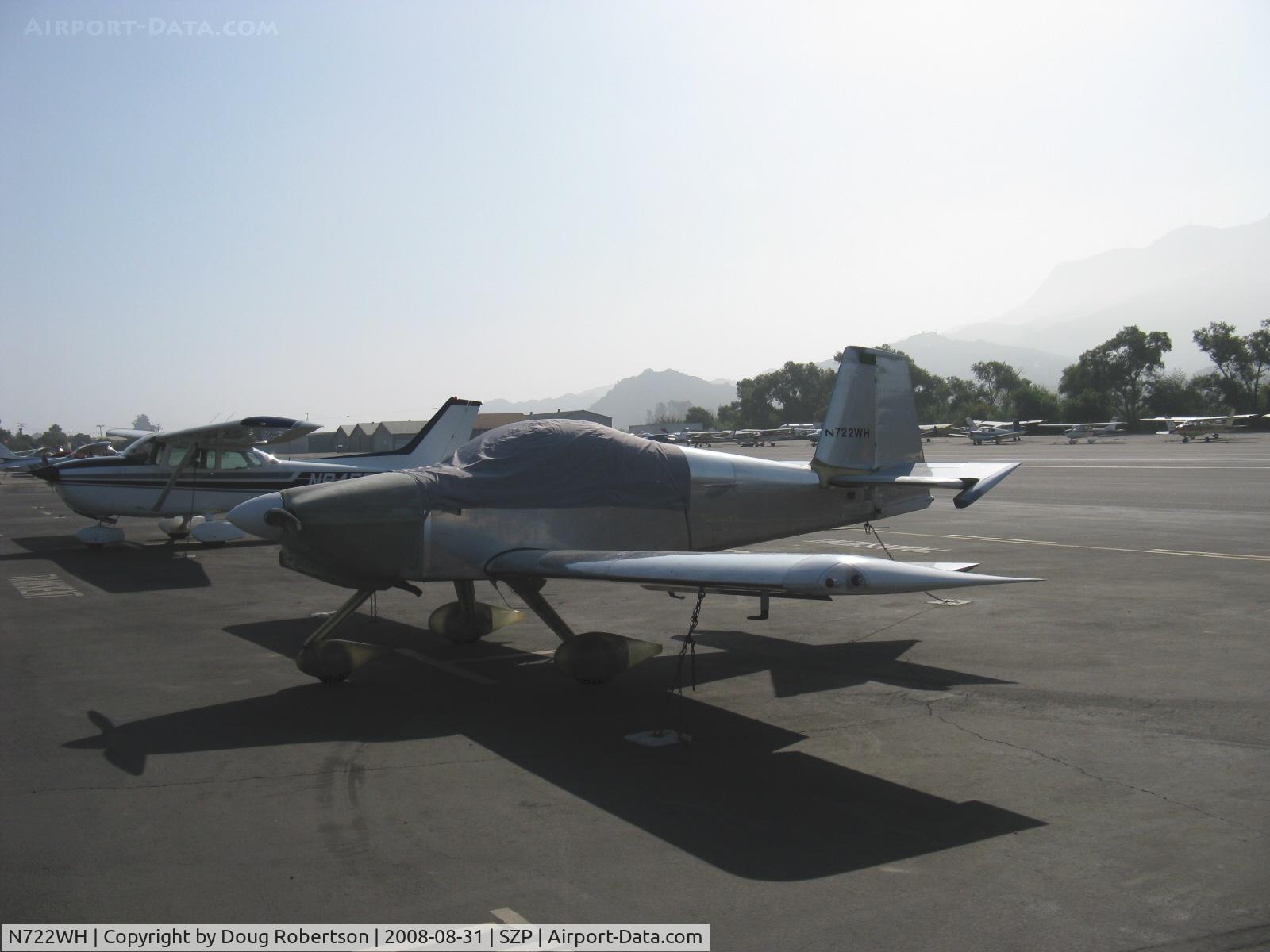 N722WH, 2007 Vans RV-9A C/N 90691, 2007 Best/Shelton/Herrington VAN's RV-9A