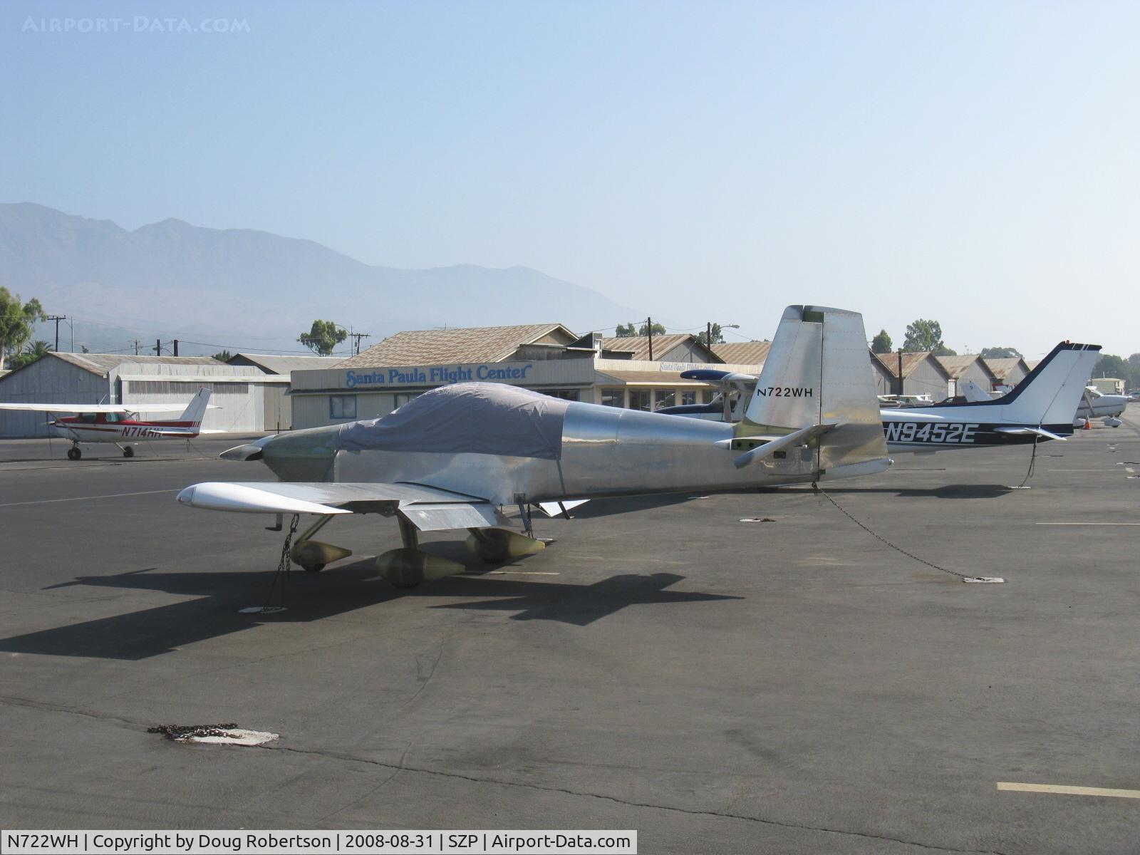 N722WH, 2007 Vans RV-9A C/N 90691, 2007 Best/Shelton/Herrington VAN's RV-9A