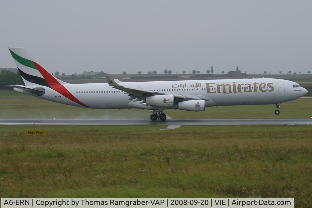A6-ERN, 1997 Airbus A340-313 C/N 166, Emirates Airbus A340-300