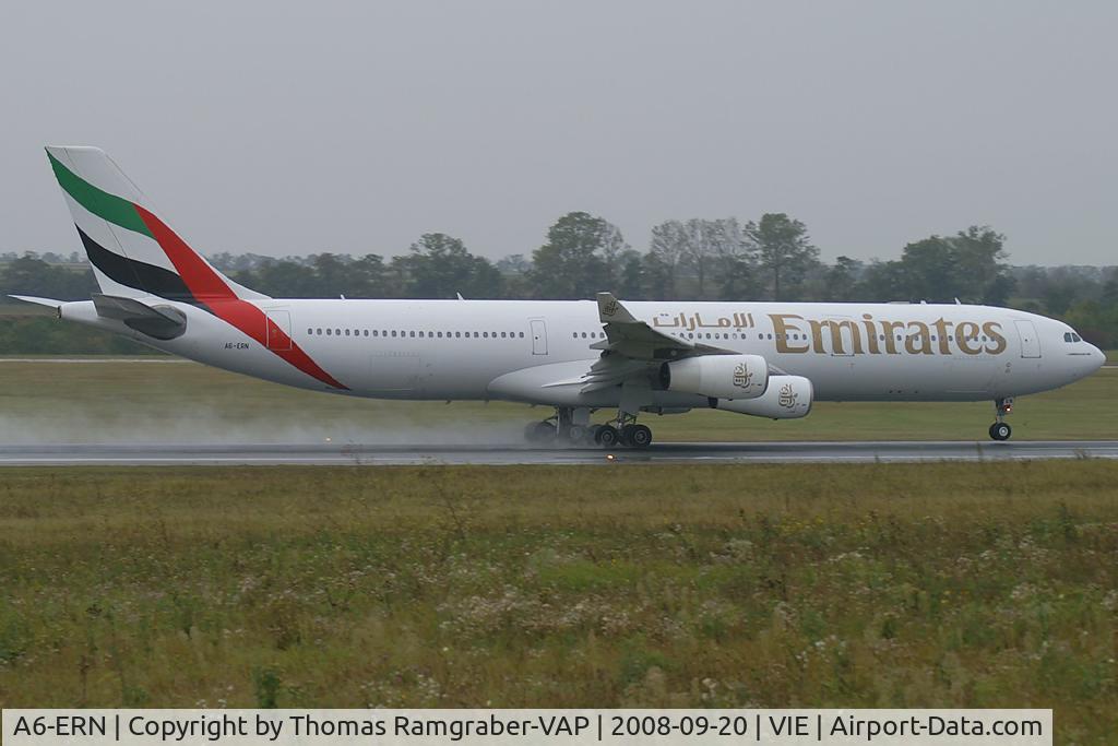 A6-ERN, 1997 Airbus A340-313 C/N 166, Emirates Airbus A340-300