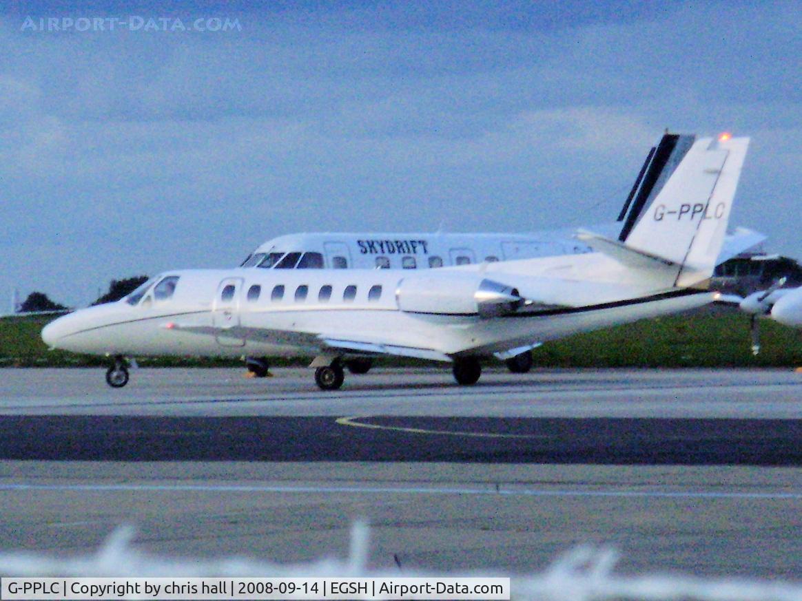 G-PPLC, 1990 Cessna 560 Citation V C/N 560-0059, STERLING AVIATION. Previous ID: F-GKHL