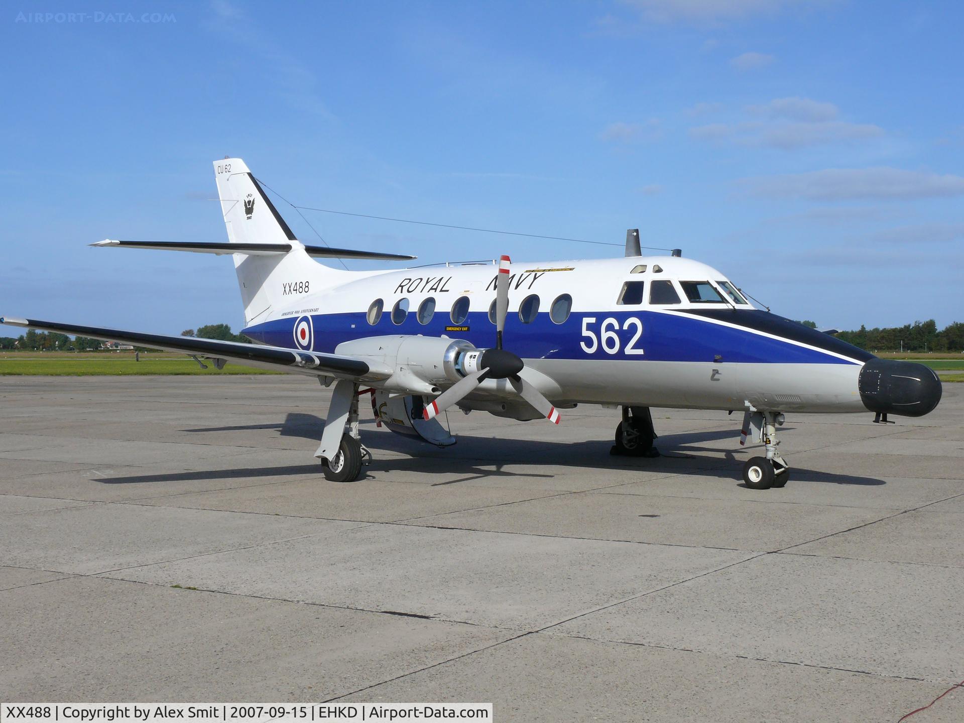 XX488, 1974 Scottish Aviation HP-137 Jetstream T.2 C/N 267, This old lady was parked on the static in De Kooij