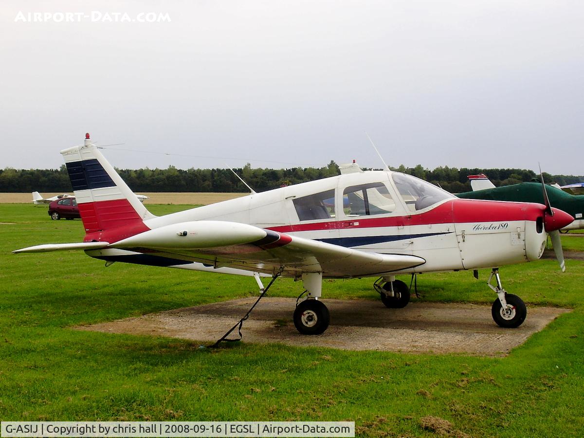 G-ASIJ, 1963 Piper PA-28-180 Cherokee C/N 28-1333, private