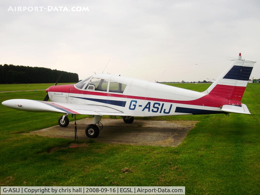 G-ASIJ, 1963 Piper PA-28-180 Cherokee C/N 28-1333, private