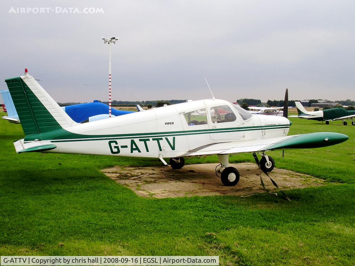 G-ATTV, 1966 Piper PA-28-140 Cherokee C/N 28-21991, private