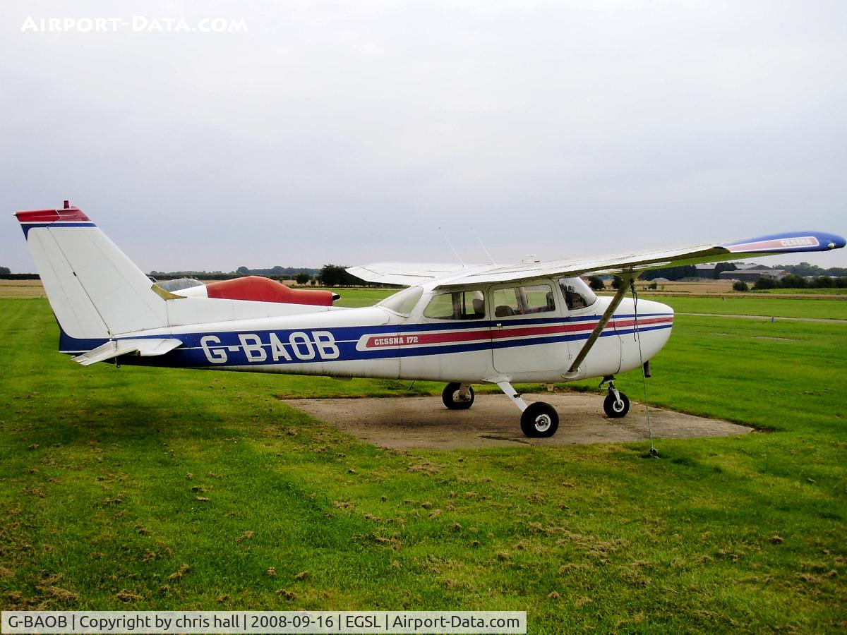 G-BAOB, 1973 Reims F172M Skyhawk Skyhawk C/N 0949, private