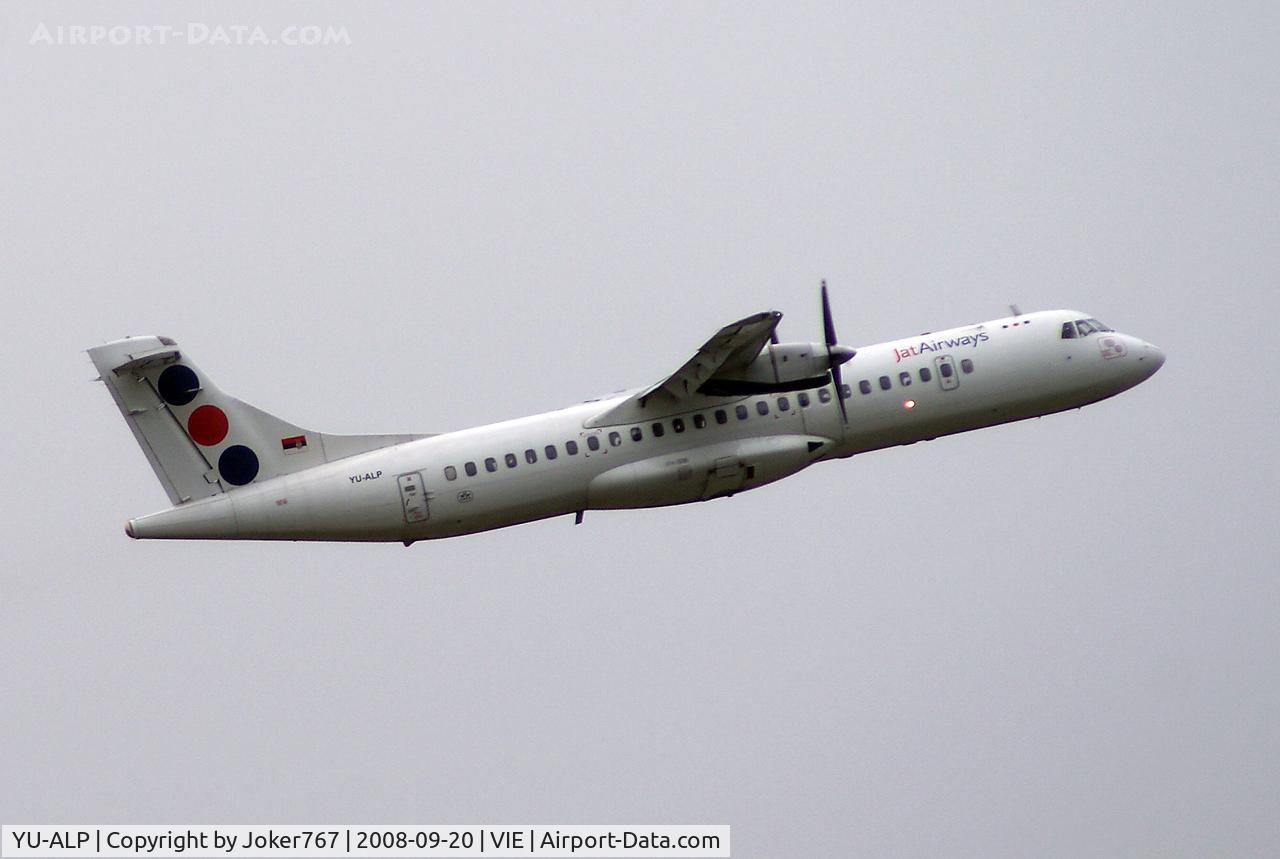 YU-ALP, 1990 ATR 72-202 C/N 189, Jat Airways Aérospatiale ATR-72