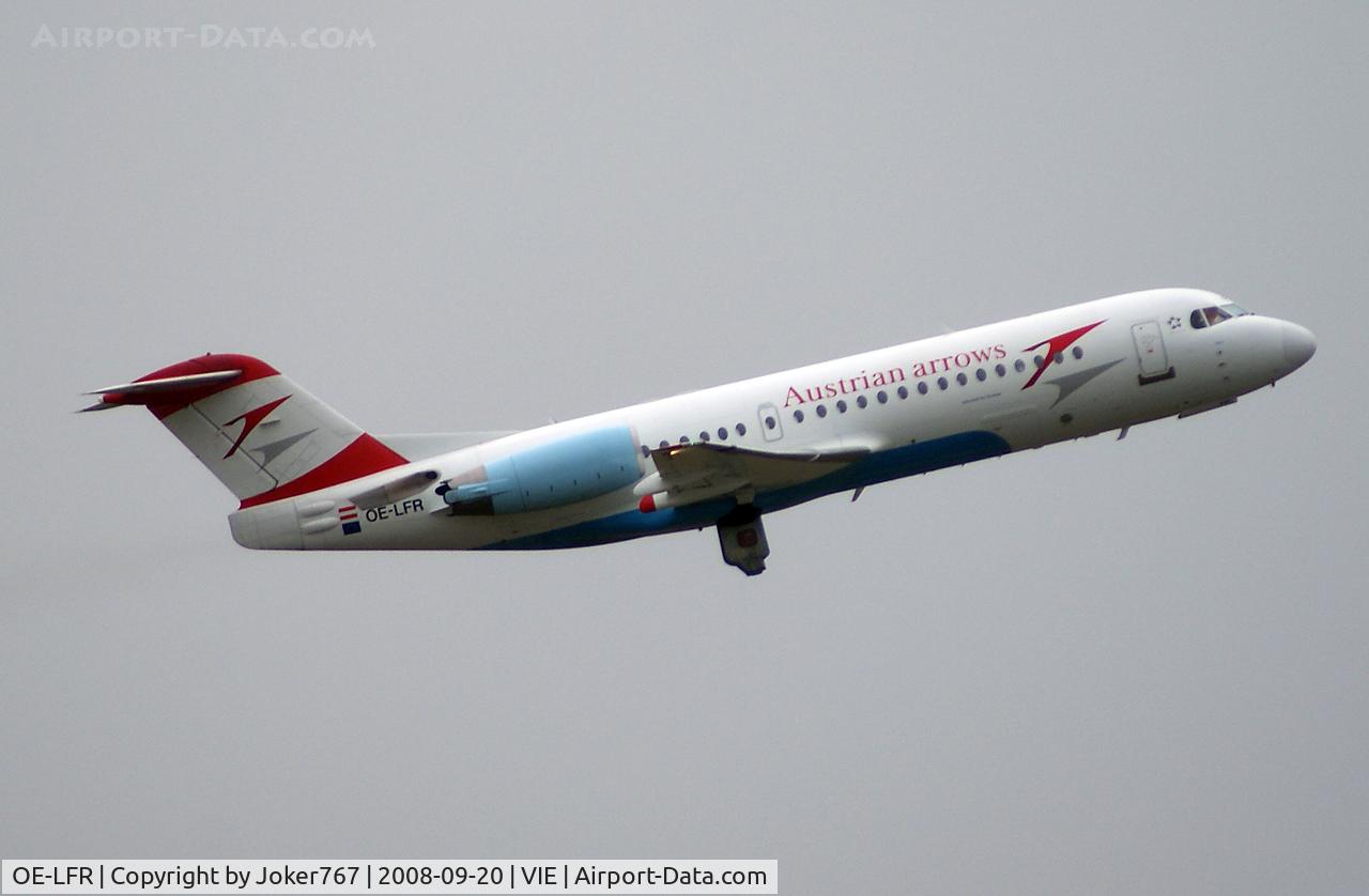 OE-LFR, 1996 Fokker 70 (F-28-0070) C/N 11572, Austrian arrows Fokker F-70