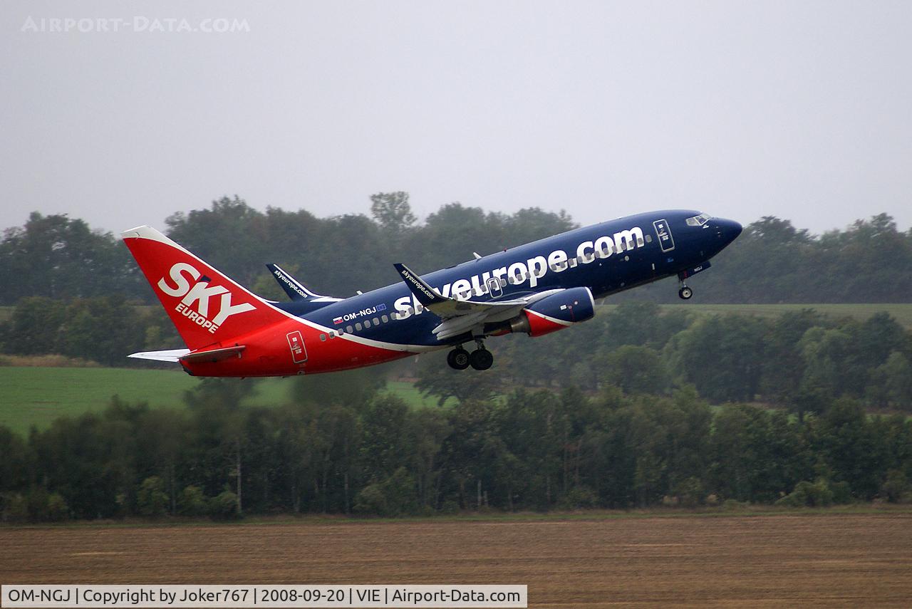 OM-NGJ, 2007 Boeing 737-76N C/N 34755, SkyEurope Airlines Boeing 737-76N(WL)
