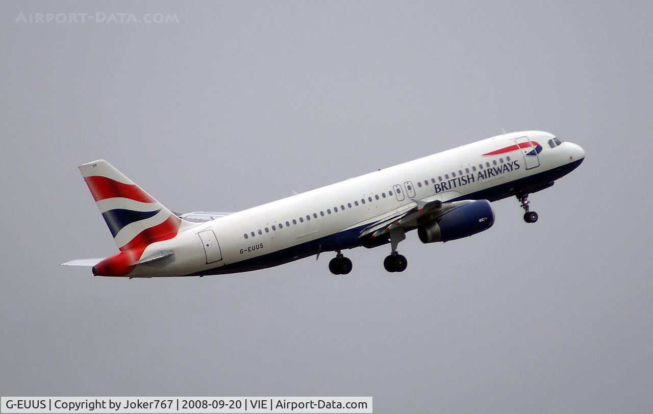 G-EUUS, 2007 Airbus A320-232 C/N 3301, British Airways Airbus A320-232