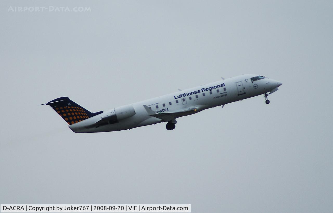 D-ACRA, Canadair CRJ-200ER (CL-600-2B19) C/N 7567, Lufthansa Regional (Eurowings) Canadair Regional Jet CRJ200LR