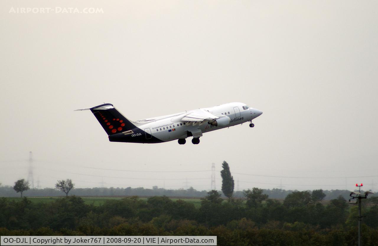 OO-DJL, 1995 British Aerospace Avro 146-RJ85 C/N E.2273, Brussels Airlines Avro Regional Jet RJ85