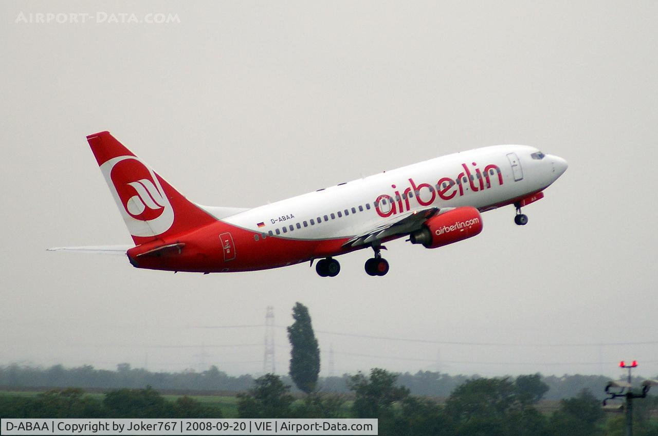 D-ABAA, 2000 Boeing 737-76Q C/N 30271, Air Berlin Boeing 737-76Q
