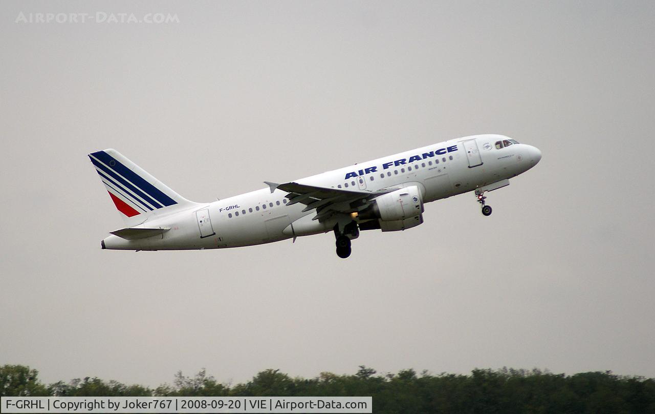 F-GRHL, 2000 Airbus A319-111 C/N 1201, Air France Airbus A319-111