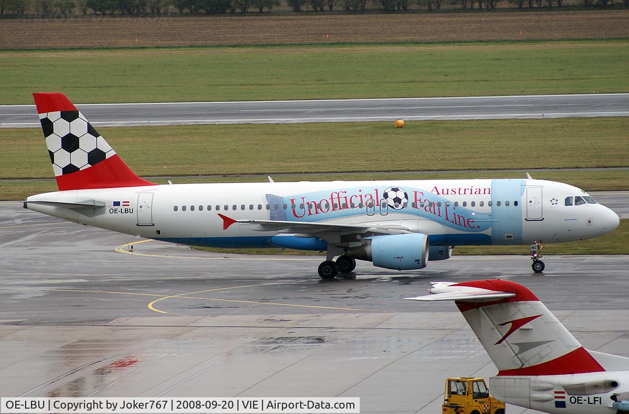 OE-LBU, 2001 Airbus A320-214 C/N 1478, Austrian Airlines Airbus A320-214