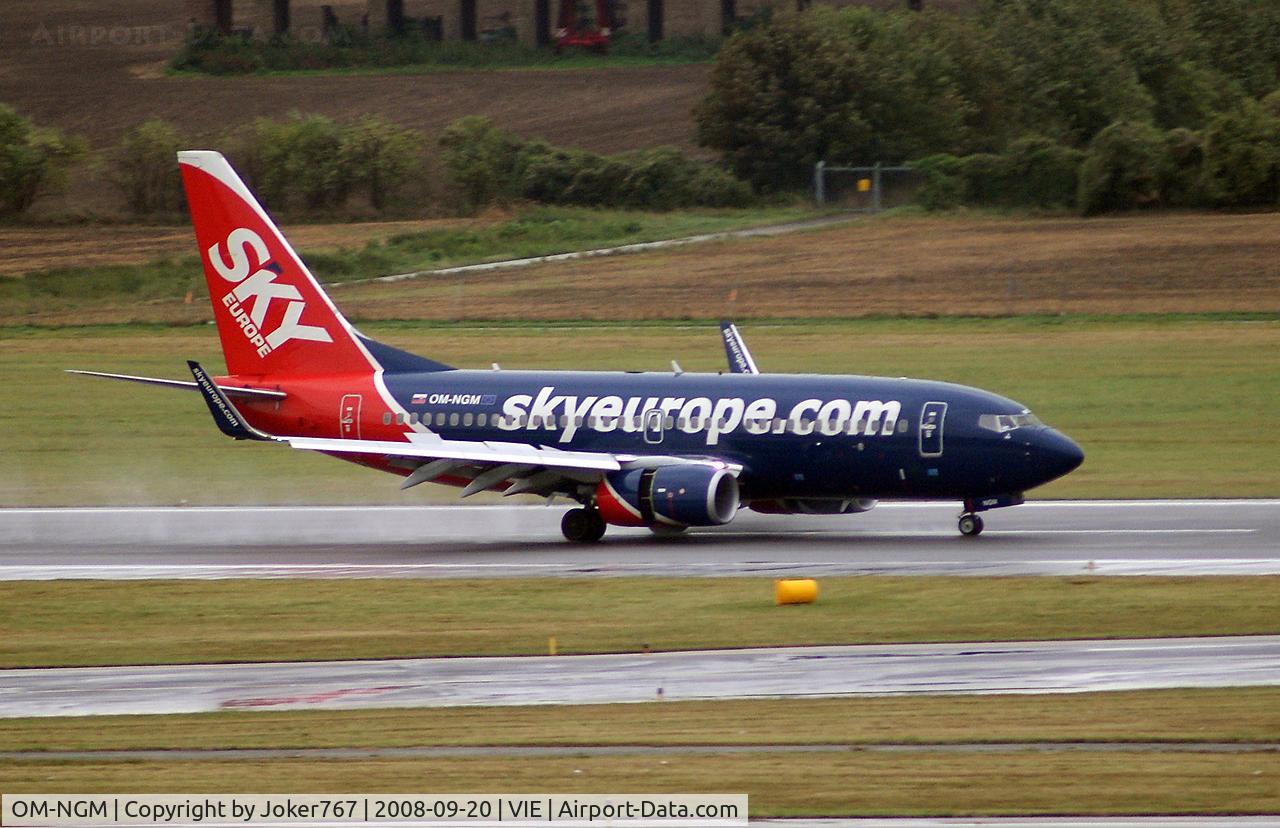 OM-NGM, 2007 Boeing 737-76N C/N 34758, SkyEurope Airlines Boeing 737-76N(WL)