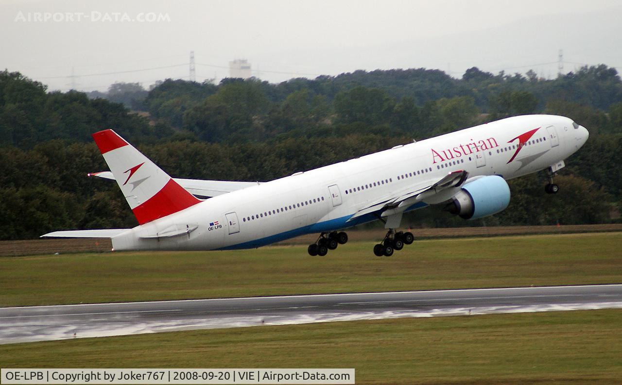OE-LPB, 1998 Boeing 777-2Z9/ER C/N 28699, Austrian Airlines Boeing 777-2Z9(ER)