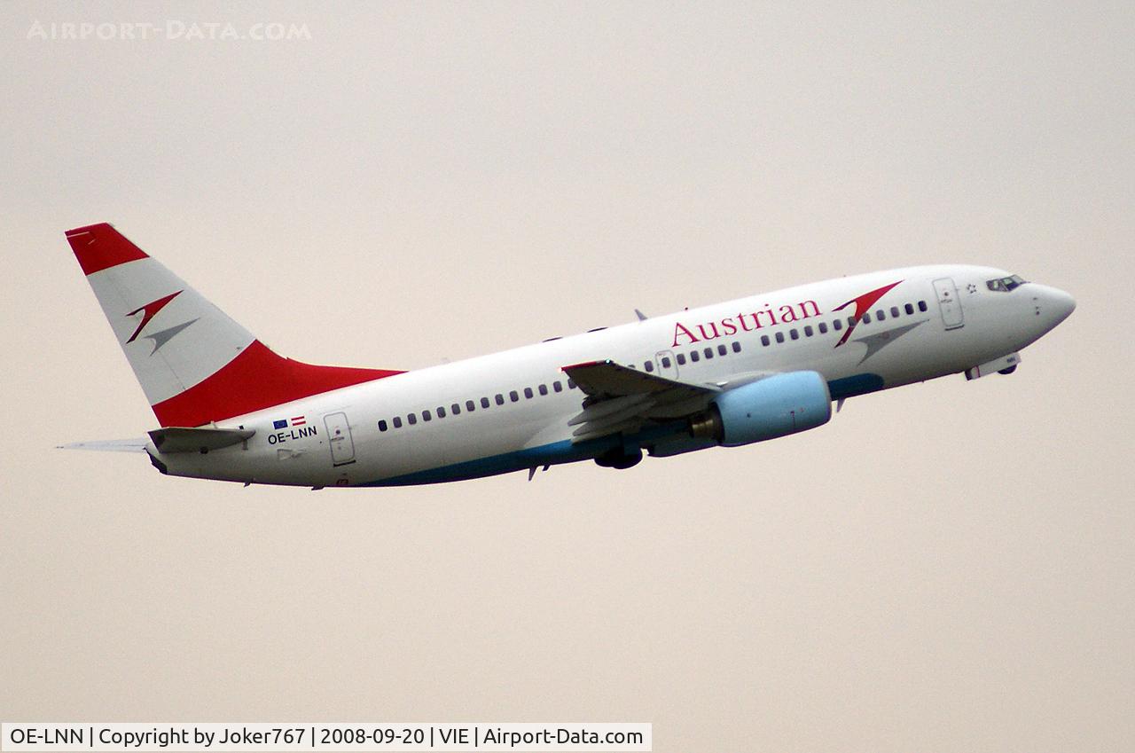 OE-LNN, 2000 Boeing 737-7Z9 C/N 30418, Austrian Airlines Boeing 737-7Z9
