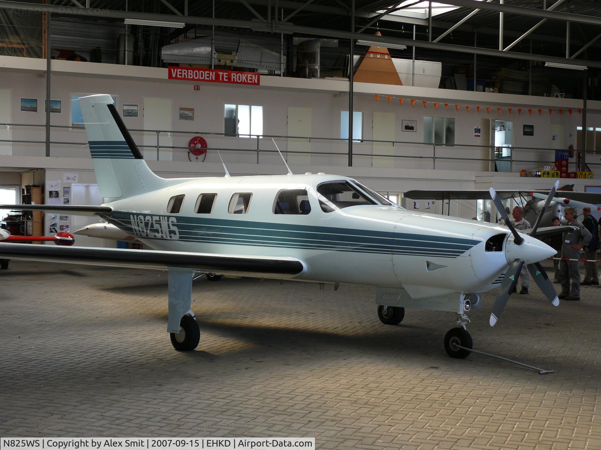 N825WS, 1984 Piper PA-46-310P Malibu C/N 46-8408059, Nice bizzer tucked away in the GA hangar