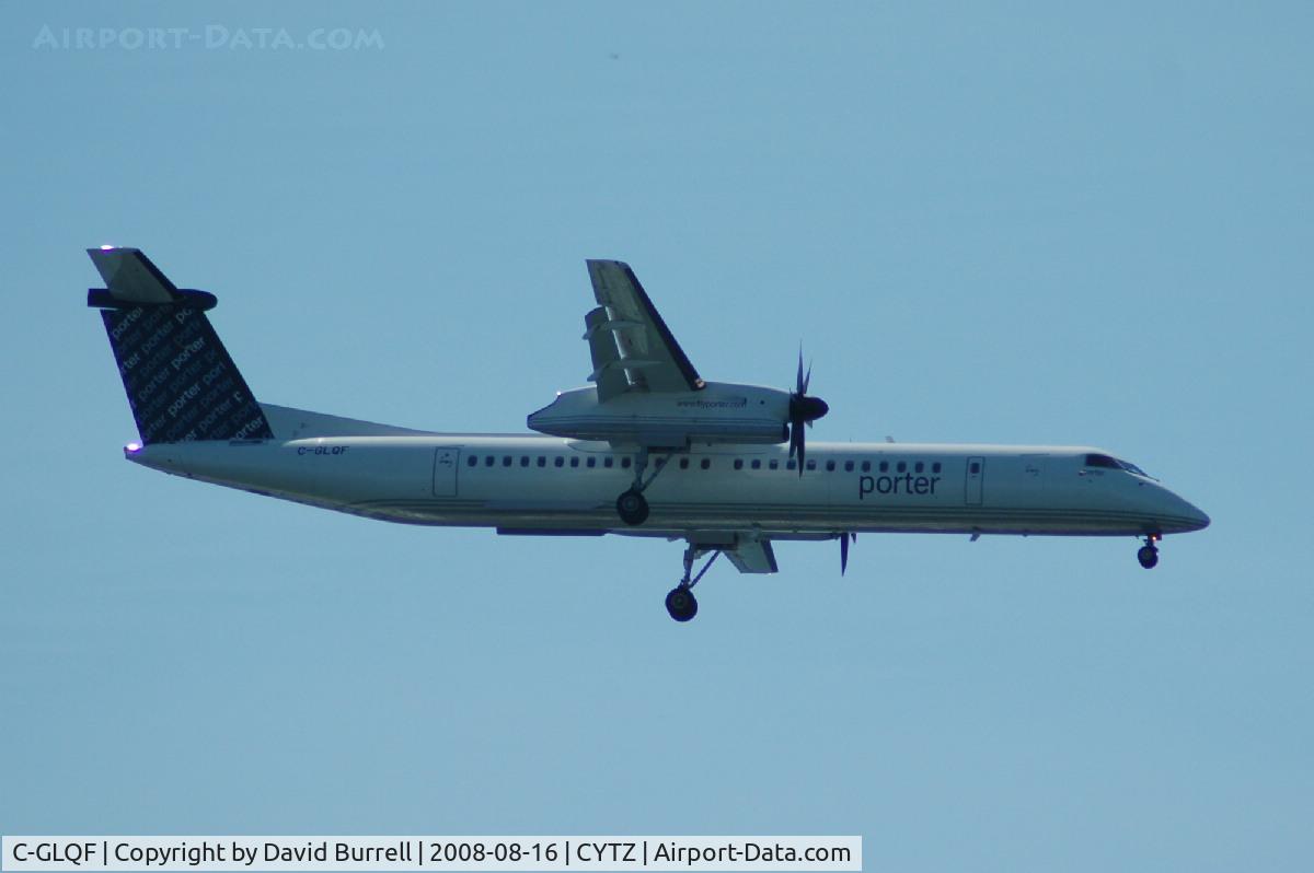 C-GLQF, 2007 De Havilland Canada DHC-8-402Q Dash 8 C/N 4193, Porter Airlines - Landing