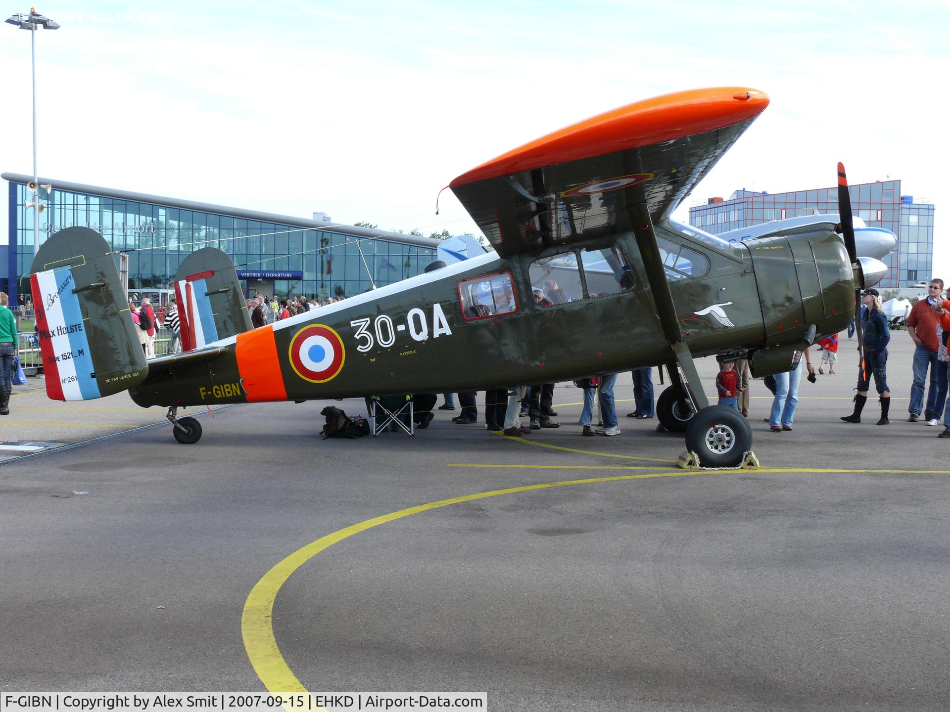 F-GIBN, Max Holste MH-1521M Broussard C/N 317, Nice looking family aircraft with a big round engine
