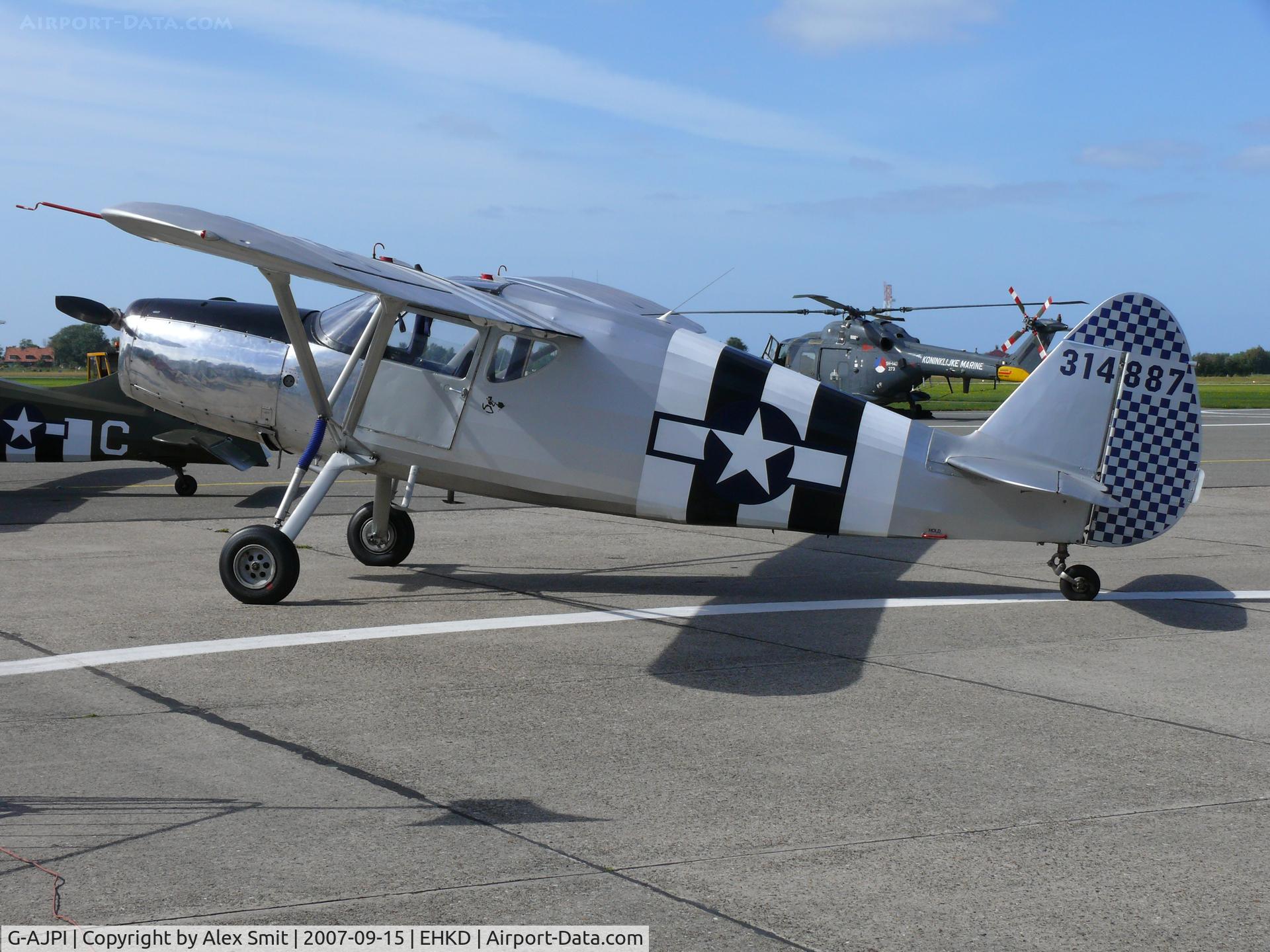 G-AJPI, 1943 Fairchild UC-61A Argus II (24W-41A ) C/N 851, Shining colors for this good looking bird