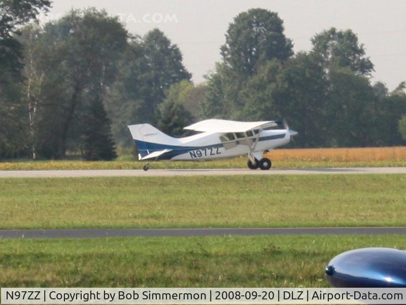 N97ZZ, 2006 Maule MX-7-180B Star Rocket C/N 22023C, Landing RWY 28 at Delaware, Ohio