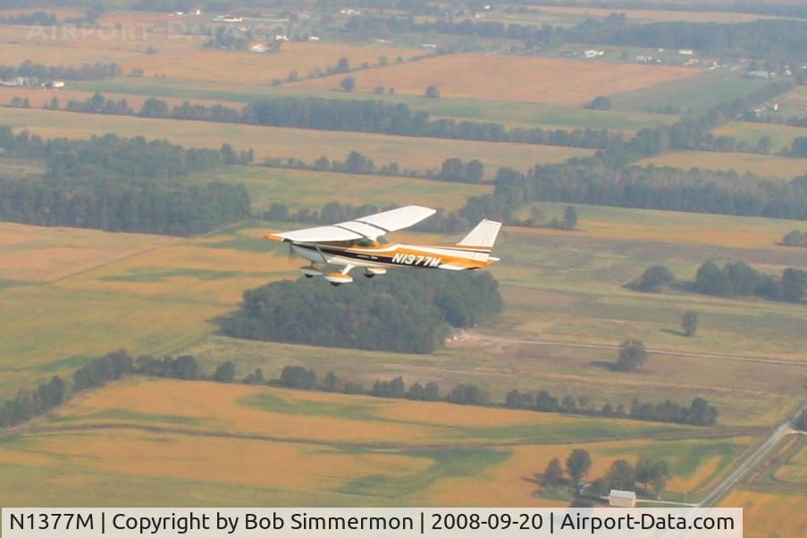 N1377M, 1972 Cessna 172L C/N 17260577, Early fall colors over central Ohio