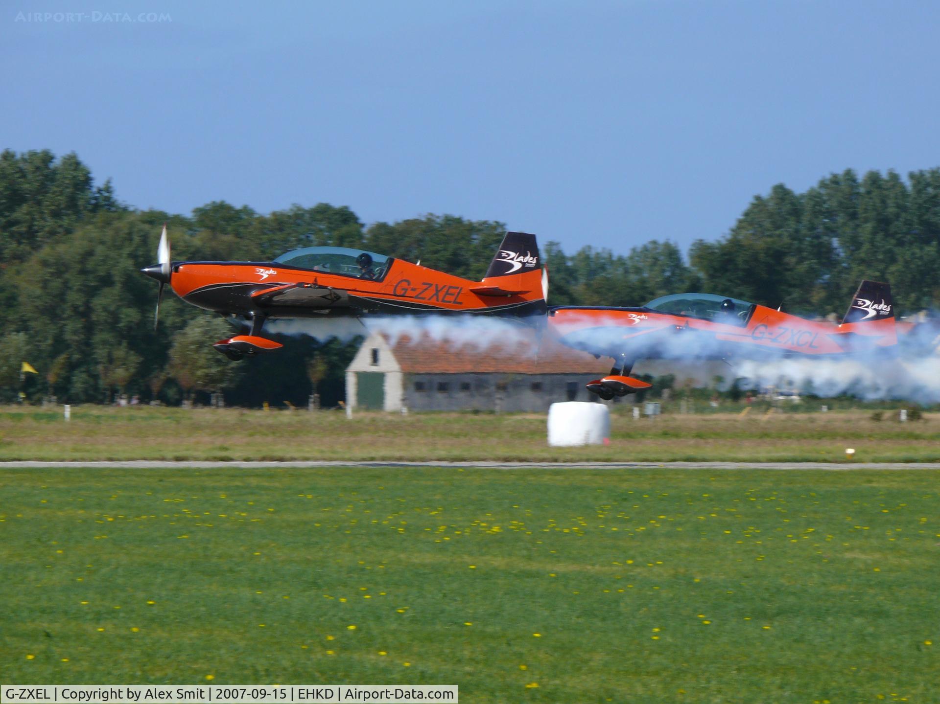 G-ZXEL, 2006 Extra EA-300L C/N 1224, Smokey take off