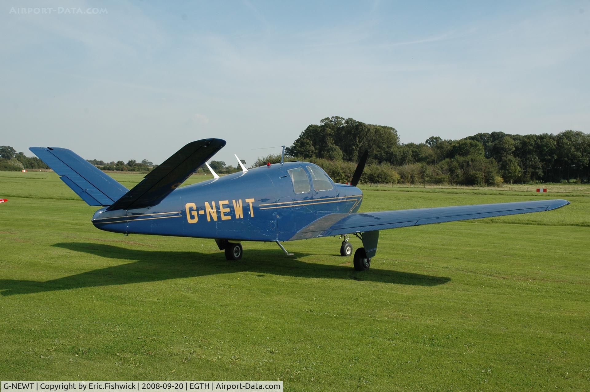 G-NEWT, 1947 Beech 35 Bonanza Bonanza C/N D-1168, 2. G-NEWT at Shuttleworth Evening Flying Display