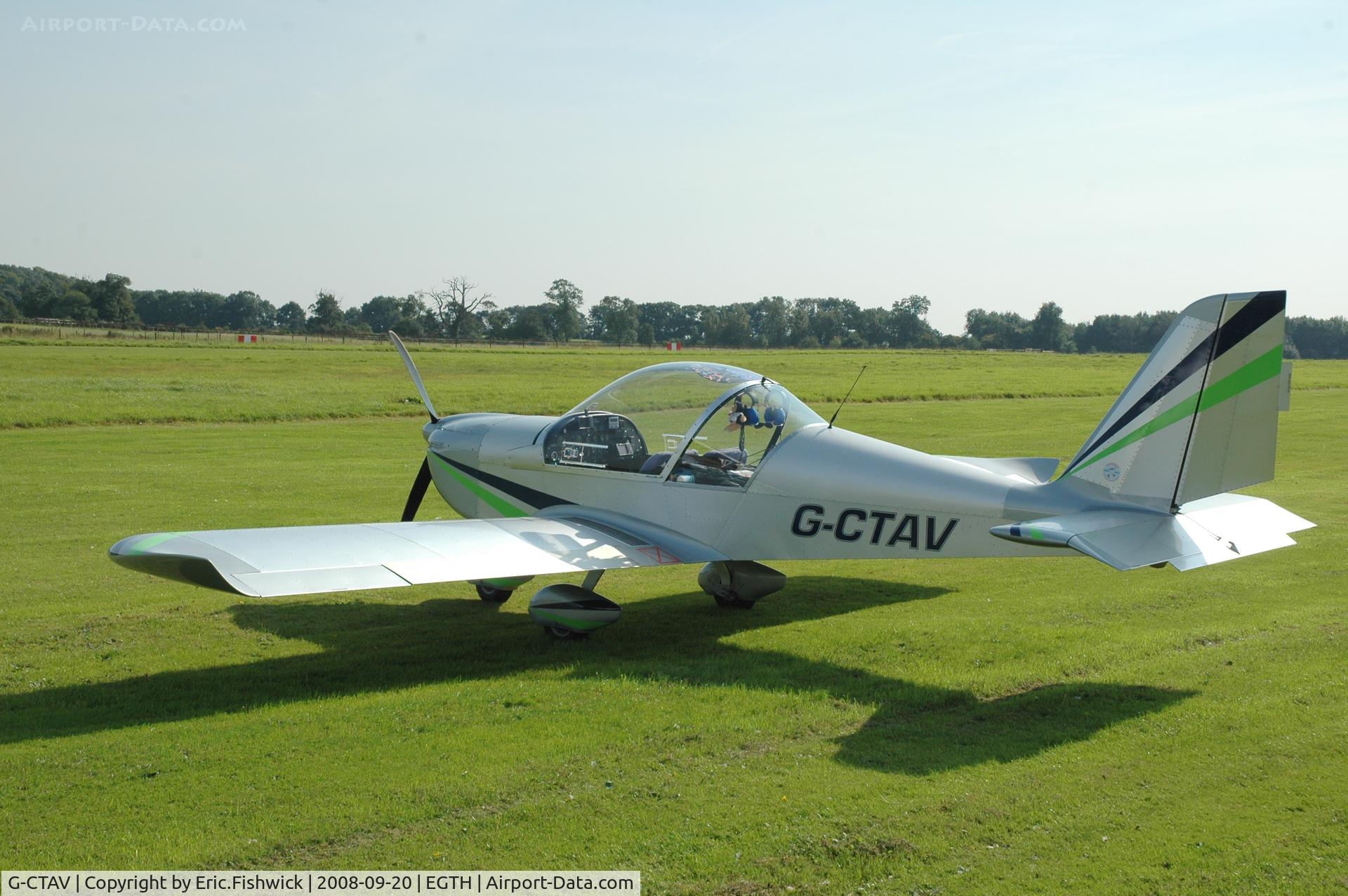 G-CTAV, 2004 Cosmik EV-97 TeamEurostar UK C/N 2129, 1. G-CTAV at Shuttleworth Evening Flying Display