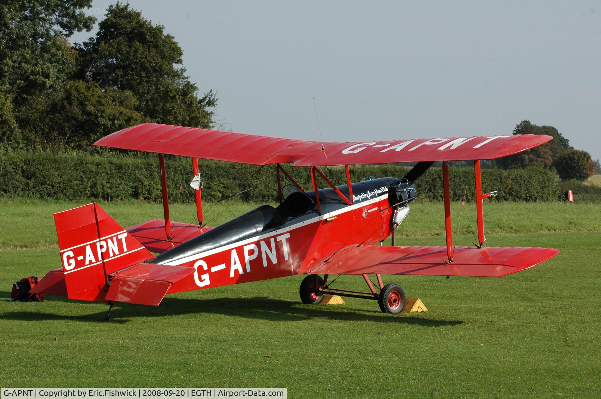 G-APNT, 1958 Currie Wot C/N P6399, 2. G-APNT at Shuttleworth Evening Flying Display