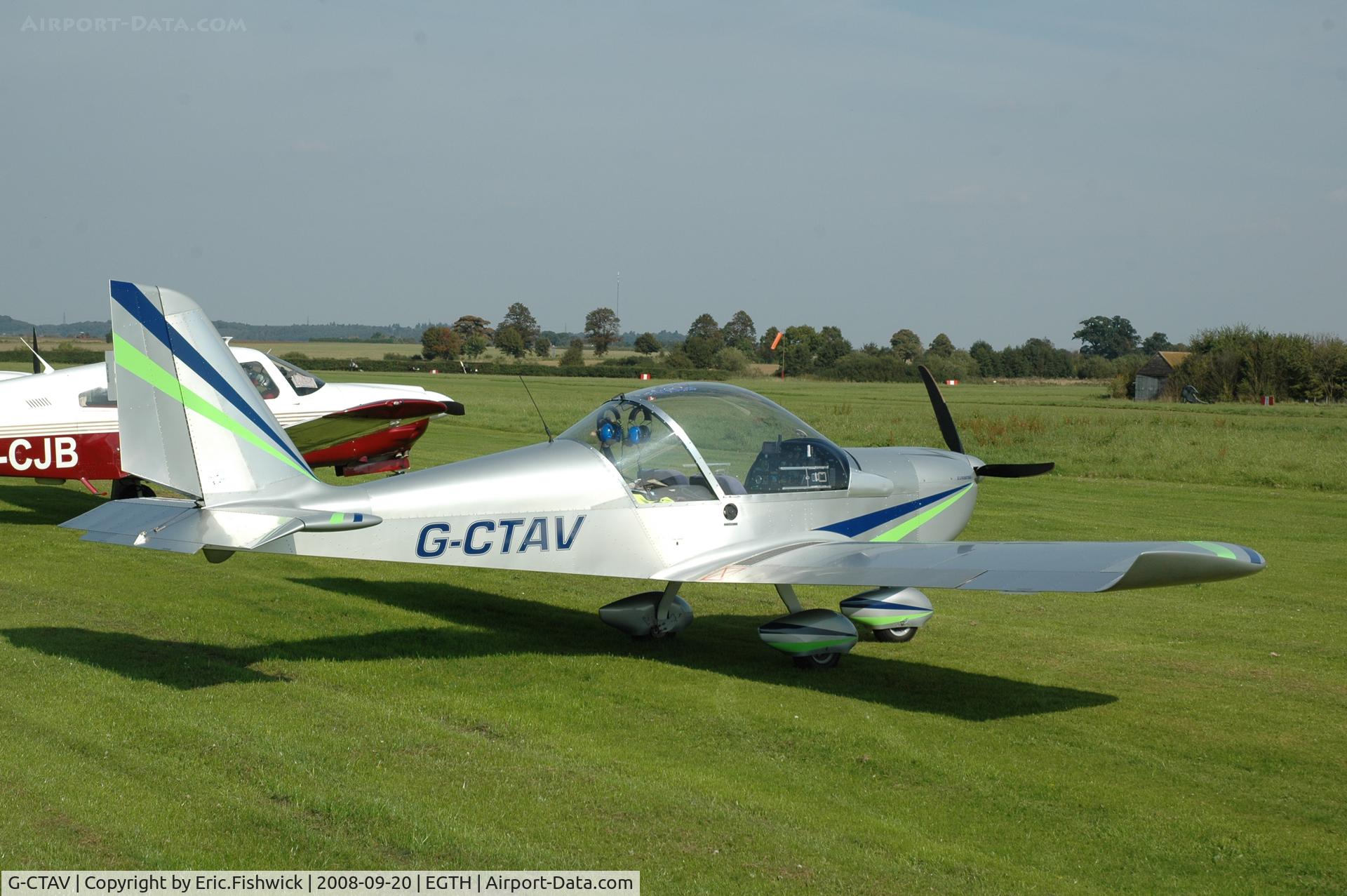 G-CTAV, 2004 Cosmik EV-97 TeamEurostar UK C/N 2129, 2. G-CTAV at Shuttleworth Evening Flying Display