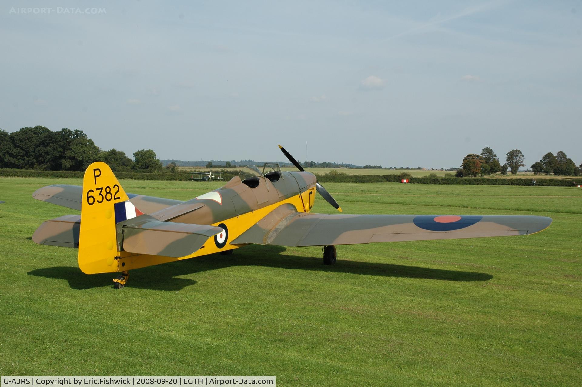 G-AJDR, 1940 Miles M14A Hawk Trainer 3 C/N 2169, 2. P6382 at Shuttleworth Evening Flying Display