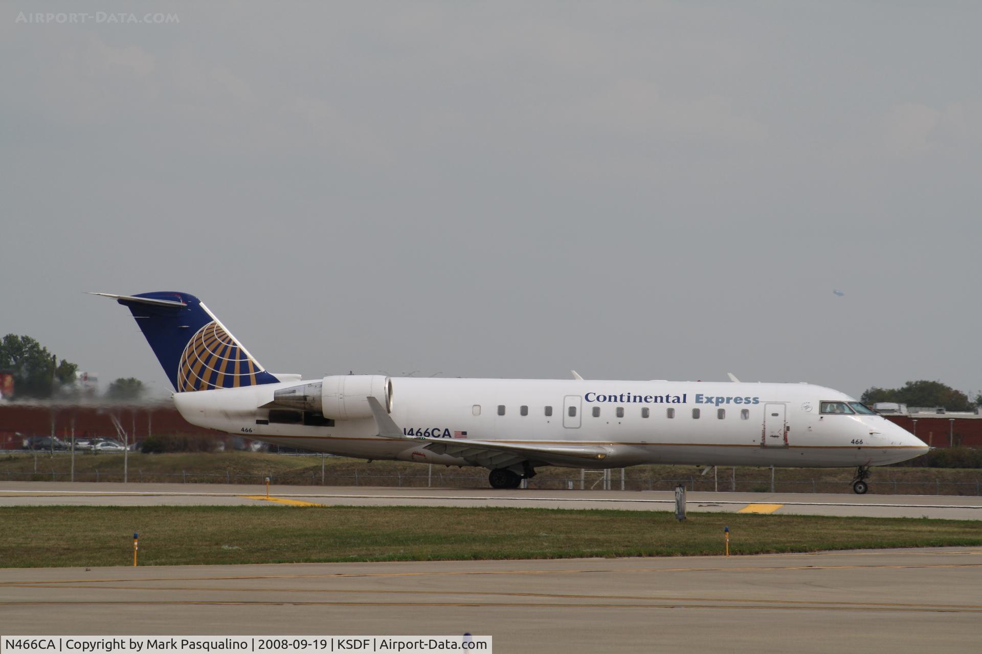 N466CA, 2002 Bombardier CRJ-200ER (CL-600-2B19) C/N 7627, CL-600-2B19
