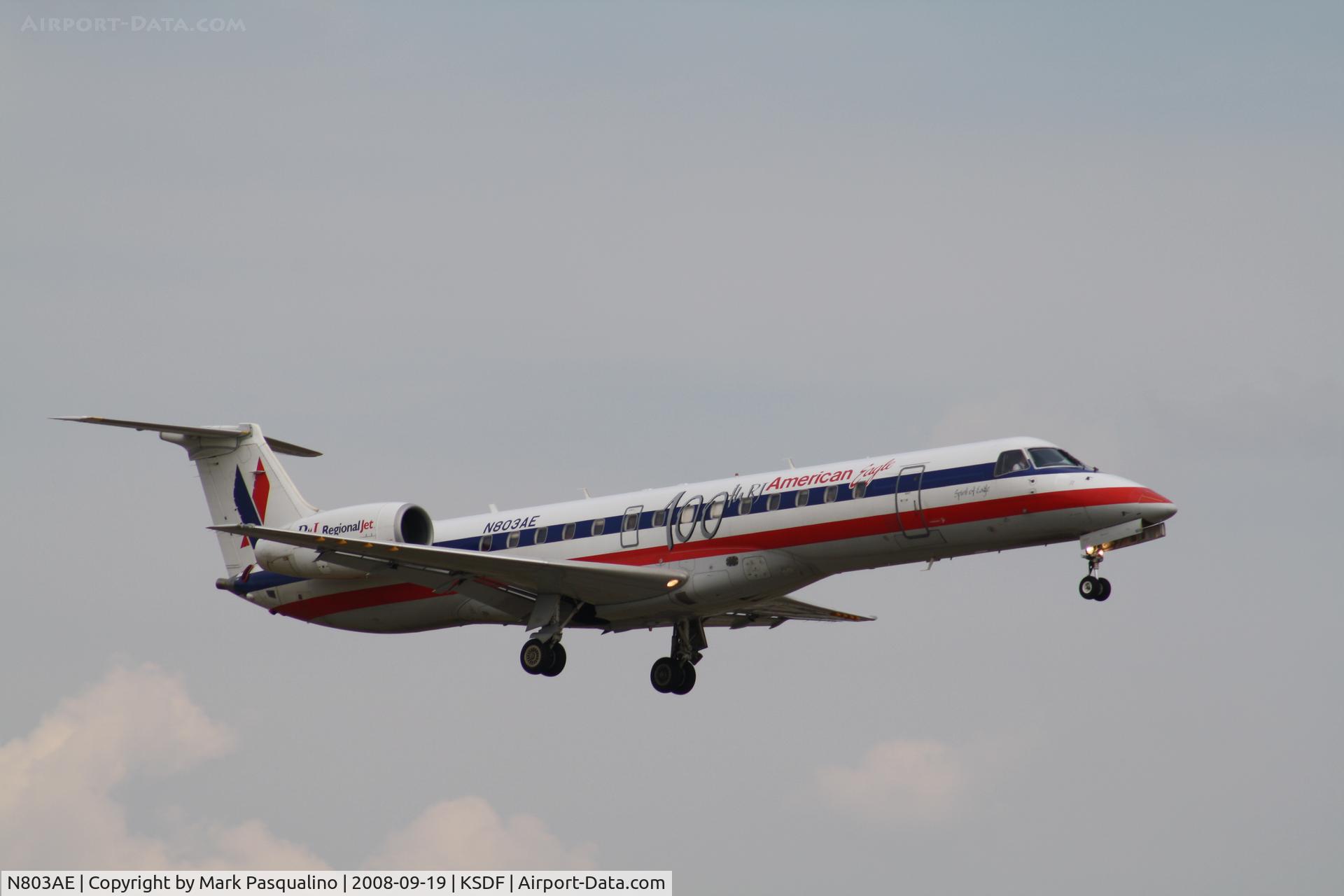 N803AE, 2001 Embraer ERJ-140LR (EMB-135KL) C/N 145483, EMB-135KL
