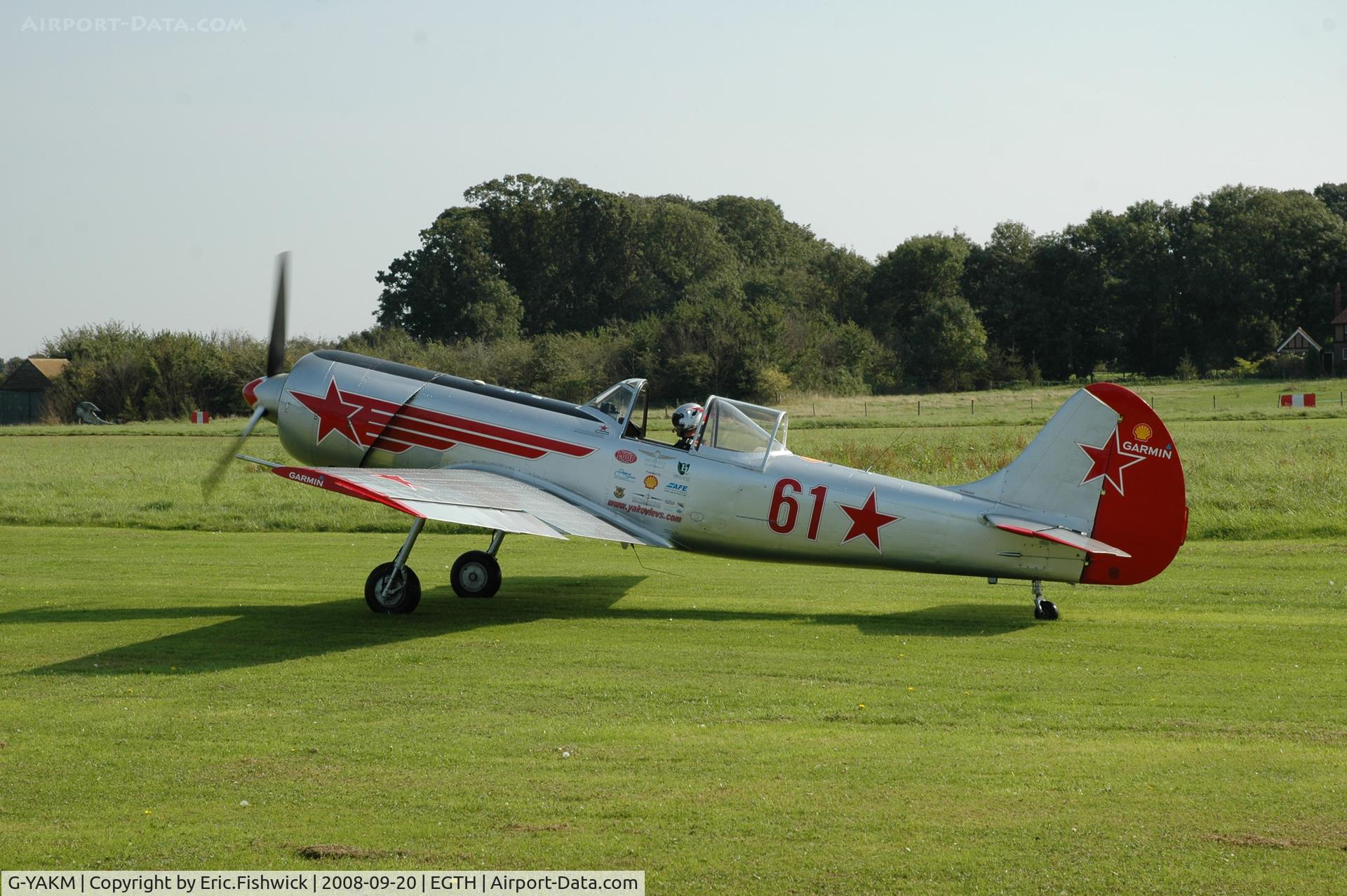 G-YAKM, 1984 Yakovlev Yak-50 C/N 842710, 1. G-YAKM at Shuttleworth Evening Air Display
