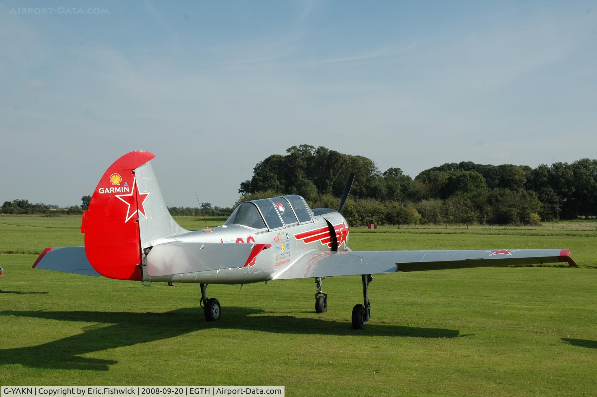 G-YAKN, 1985 Bacau Yak-52 C/N 855905, 2. G-YAKN at Shuttleworth Evening Air Display