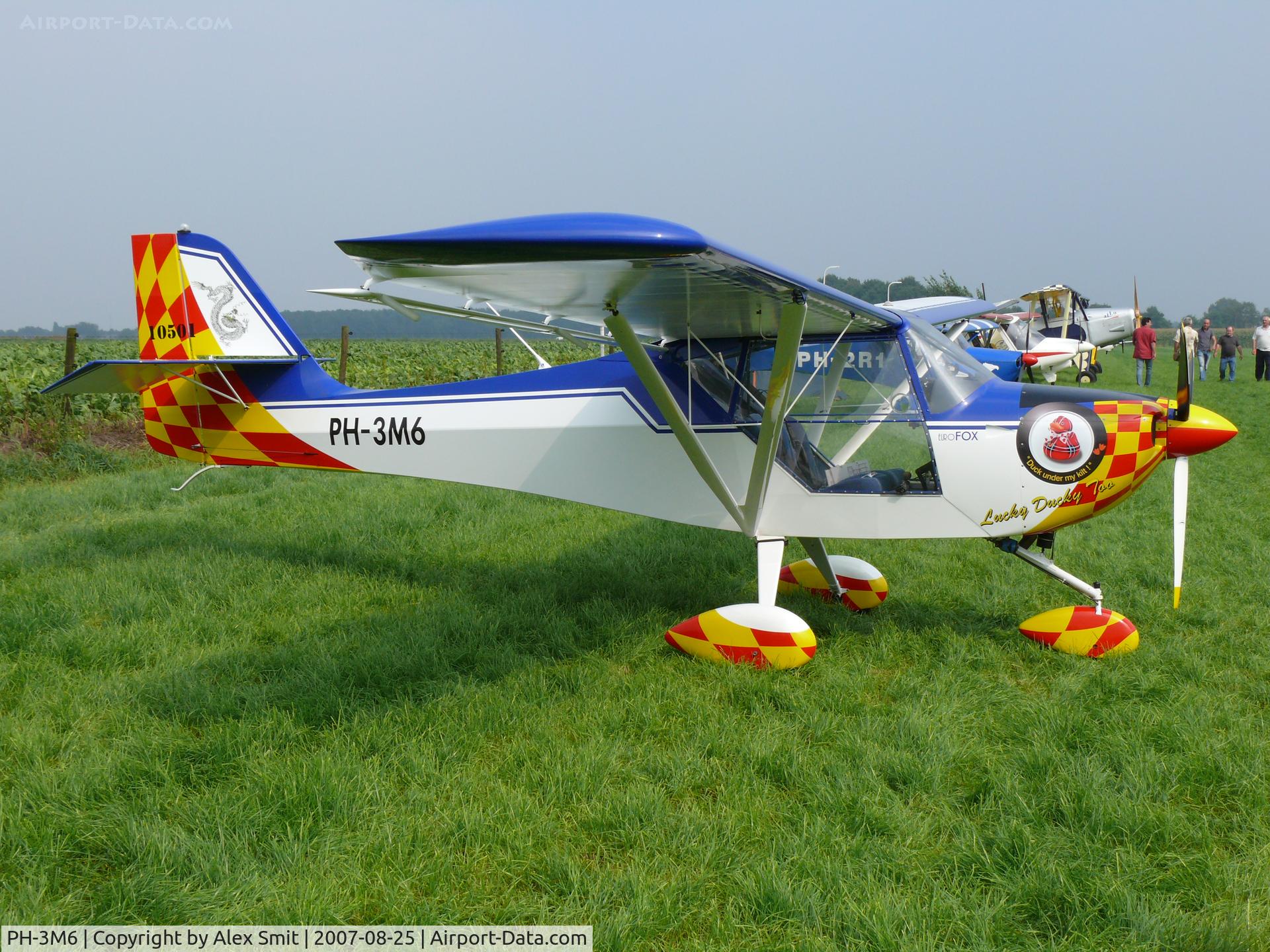 PH-3M6, 2001 Aeropro Eurofox C/N 10501, Parked on Temporary Veulen International Airport (PH)