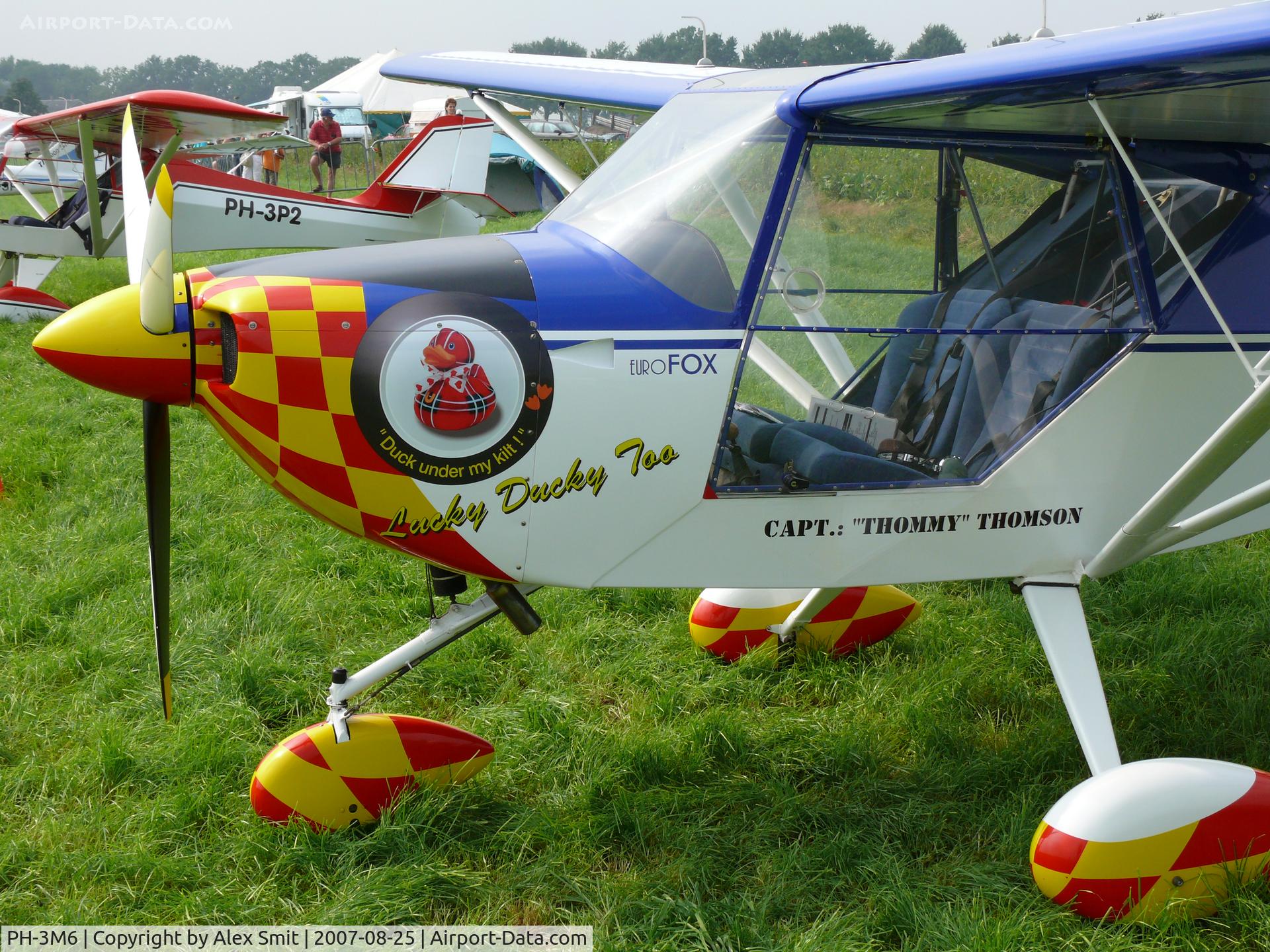 PH-3M6, 2001 Aeropro Eurofox C/N 10501, Parked on Temporary Veulen International Airport (PH)