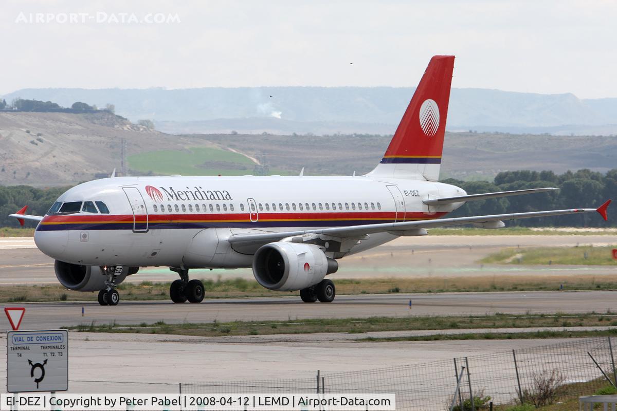 EI-DEZ, 2000 Airbus A319-112 C/N 1283, MAD Spotter Trip
