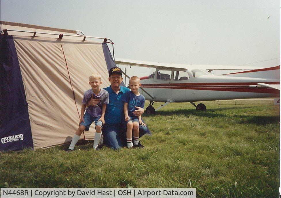 N4468R, 1974 Cessna 172M C/N 17263210, Proud Grandpa at Oshkosh
