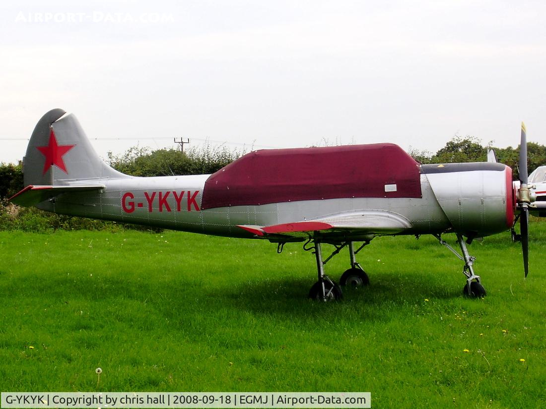 G-YKYK, 1998 Yakovlev (Aerostar) Yak-52 C/N 9812106, Previous ID: LY-AHB
