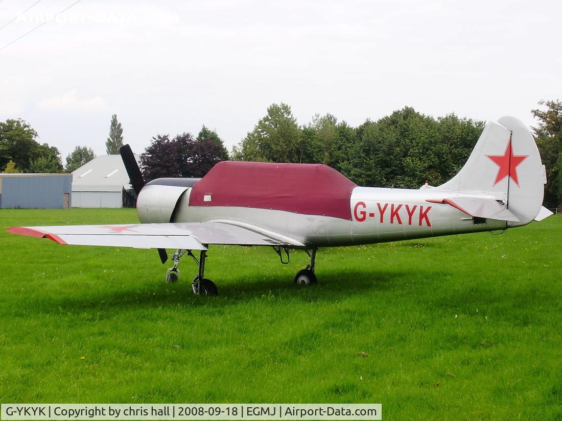 G-YKYK, 1998 Yakovlev (Aerostar) Yak-52 C/N 9812106, Previous ID: LY-AHB